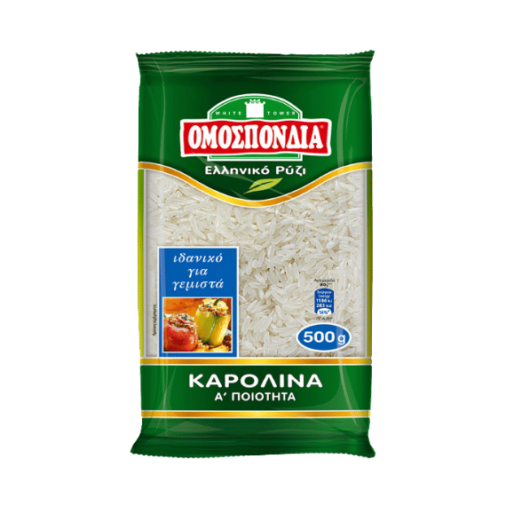 Griechischer Carolina - Reis (500g) Omospondia - Araxxon